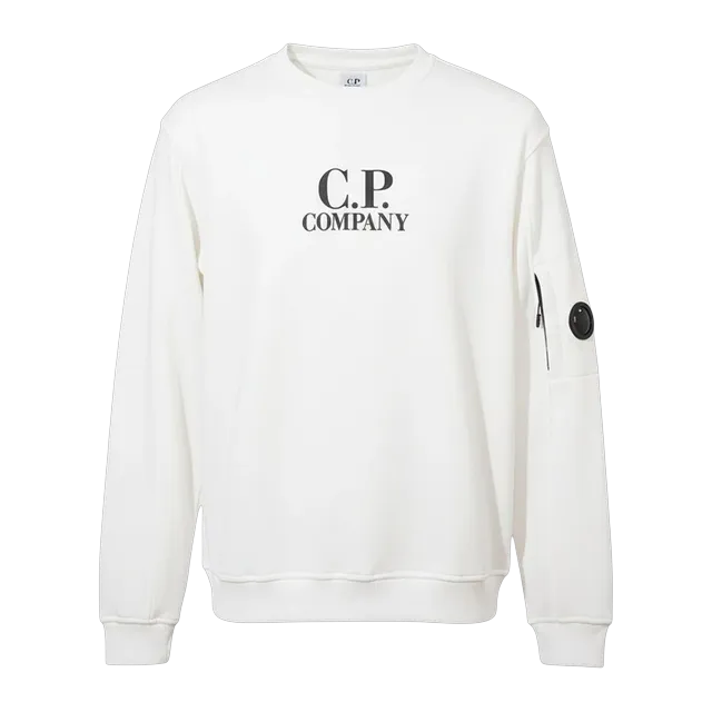 C.P. Company Lens Logo White — Authentic Hoodies & Sweats at CLZTURE