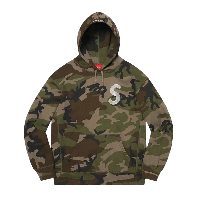 Supreme Swarovski x s Logo Hooded Camo — Authentic Supreme in stock at CLZTURE