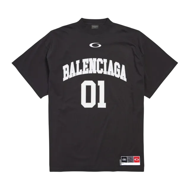 Balenciaga Basketball T-Shirt Black — Authentic T-Shirts at CLZTURE