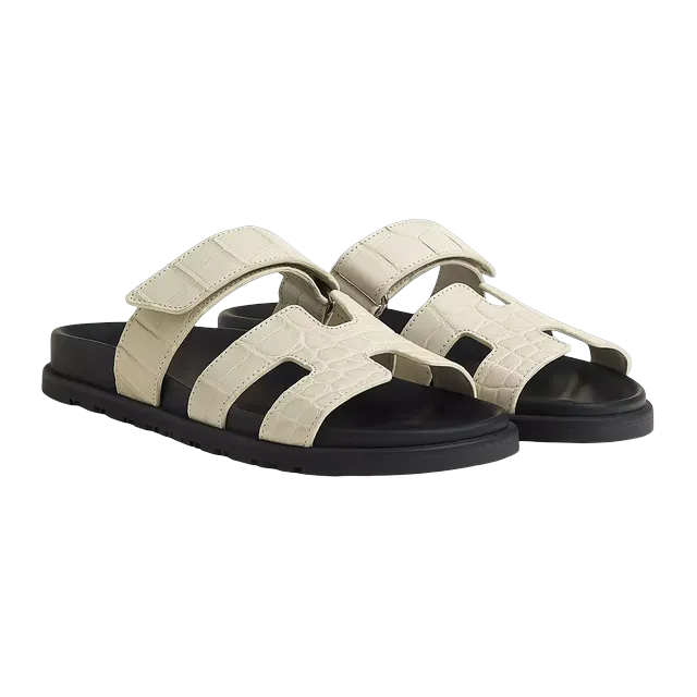 Hermès Sandals Chypre Neutral — Authentic Shoes & Footwear at CLZTURE
