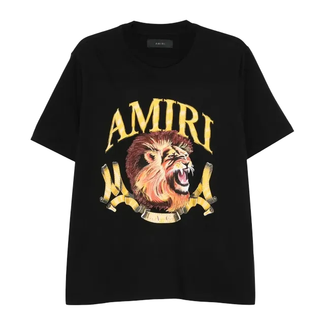 Amiri Gold Lion Black — Authentic T-Shirts at CLZTURE