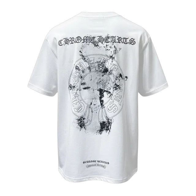 Chrome Hearts T-Shirt Cross Logo White — Authentic T-Shirts at CLZTURE