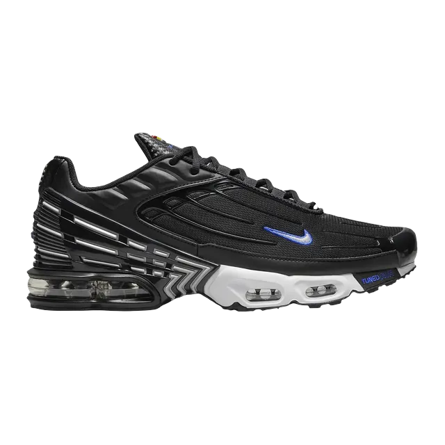 Air Max Plus 3 Black Blue Metallic Silver — Authentic Shoes & Footwear at CLZTURE