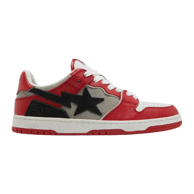 BAPE Sk8 Sta #1 Red — Authentic Shoes & Footwear at CLZTURE