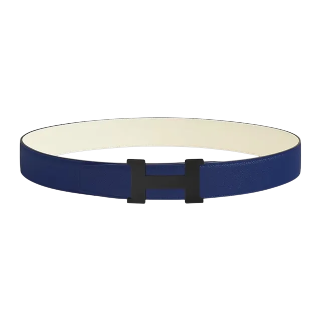Hermès Boucle Constance 38Mm White Blue — Authentic Accessories at CLZTURE