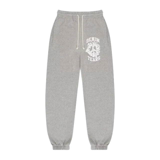 Denim Tears Denim University Sweatpants Grey — Authentic Pants & Trousers at CLZTURE