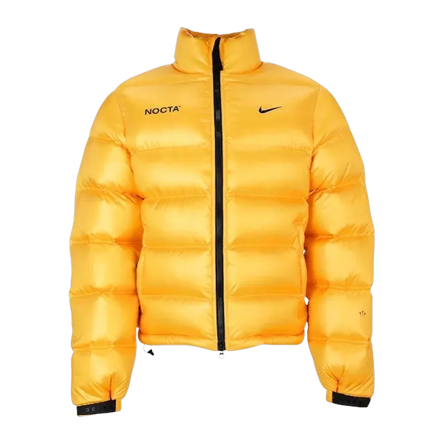 Nocta x Sunset Puffer Yellow — Authentic Jackets & Outerwear at CLZTURE