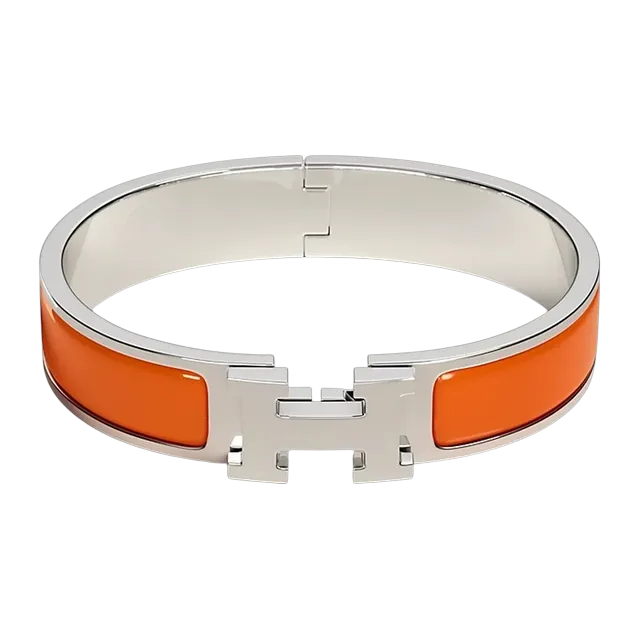 Hermès Bracelet Clic h Orange — Authentic Hermès in stock at CLZTURE