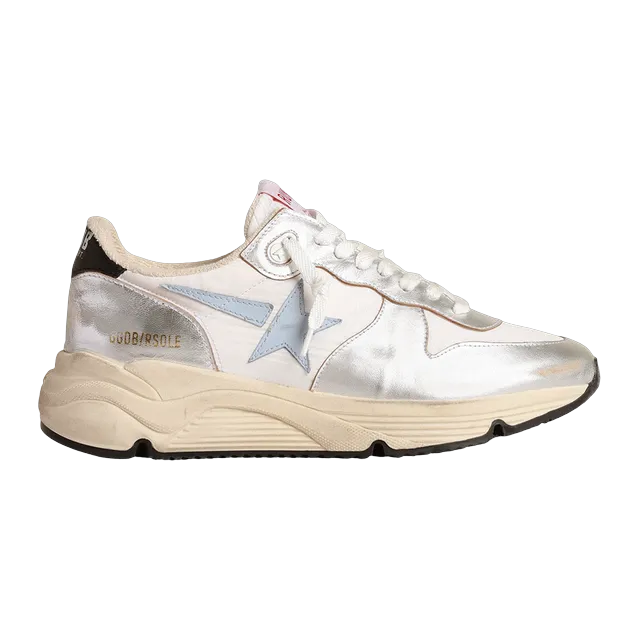 Golden Goose Sneakers Running Sole Silver — Authentic Golden Goose in stock at CLZTURE