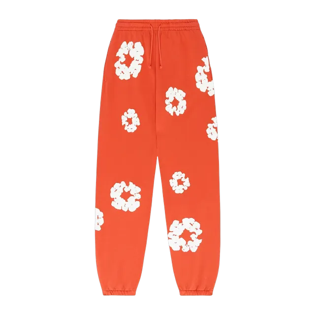 Denim Tears The Cotton Wreath Sweatpants Orange — Authentic Denim Tears in stock at CLZTURE