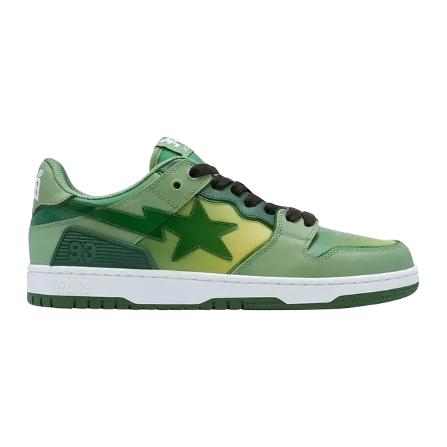 BAPE Sk8 Sta #5 Green Gradient — Authentic Shoes & Footwear at CLZTURE