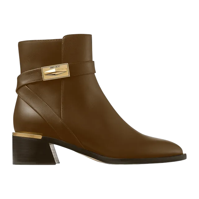 Jimmy Choo Diantha 45Mm Brown — Authentic Boots at CLZTURE