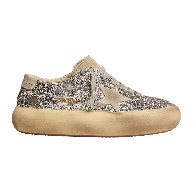 Golden Goose Sneakers Space-Star Silver — Authentic Shoes & Footwear at CLZTURE