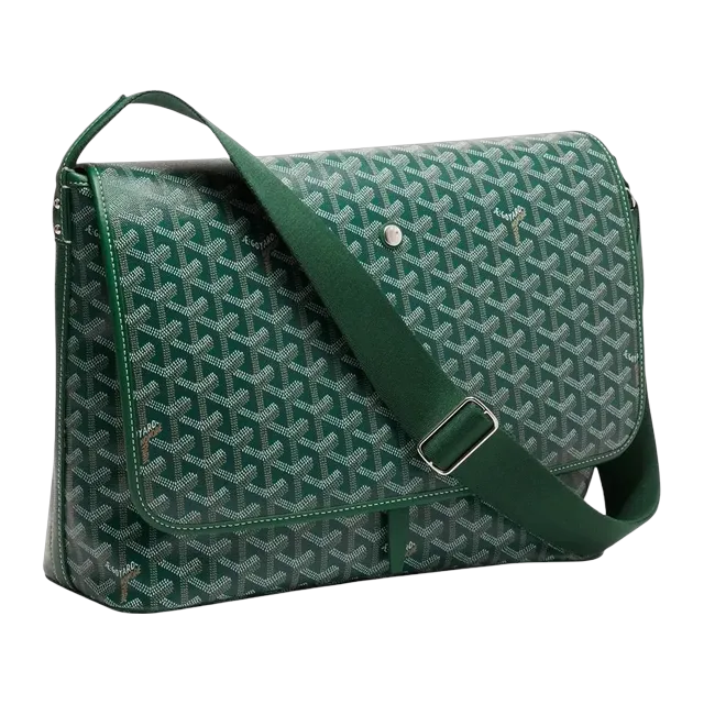 Goyard Messager Capétien Mm 39Cm Green — Authentic Bags & Luggage at CLZTURE