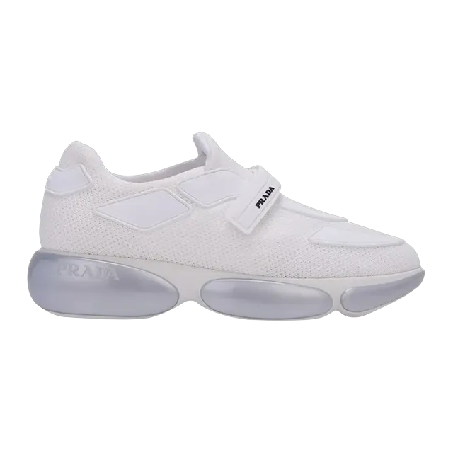 Prada Cloudbust White Silver — Authentic Shoes & Footwear at CLZTURE