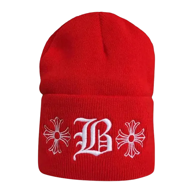 Chrome Hearts x Bella Hadid Beanie Red — Authentic Chrome Hearts in stock at CLZTURE