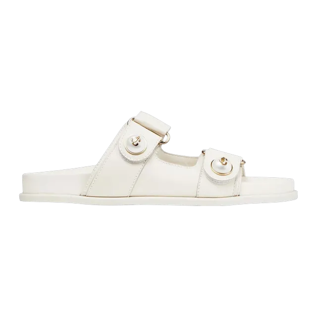 Jimmy Choo Fayence Sandal White — Authentic Jimmy Choo in stock at CLZTURE