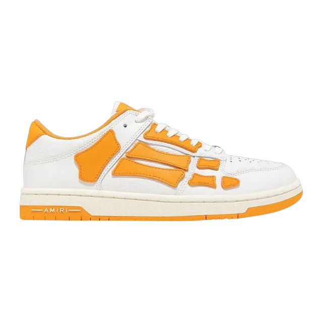 Amiri Skel Top Low White Orange — Authentic Shoes & Footwear at CLZTURE