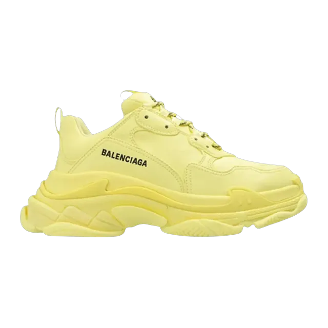 Balenciaga Triple S Light Yellow — Authentic Shoes & Footwear at CLZTURE