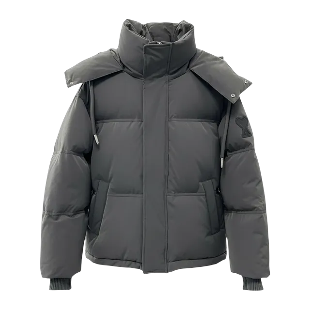 Down Ami De Coeur Grey — Authentic Jackets & Outerwear at CLZTURE