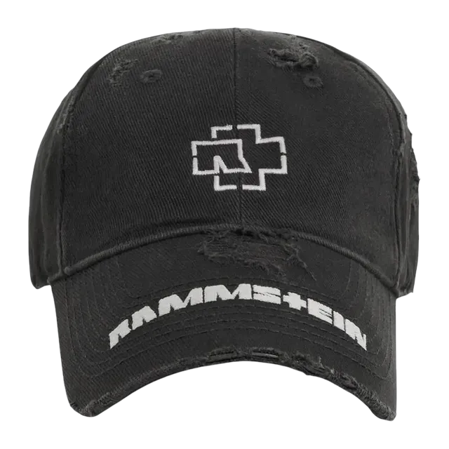 Balenciaga Rammstein x Baseball Cap Black/White — Authentic Balenciaga in stock at CLZTURE