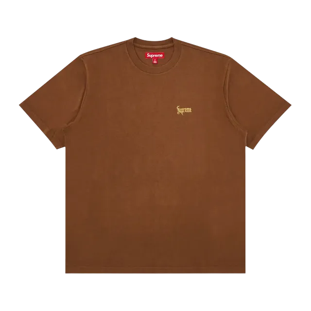 Supreme Old English T-Shirt Brown — Authentic Supreme in stock at CLZTURE