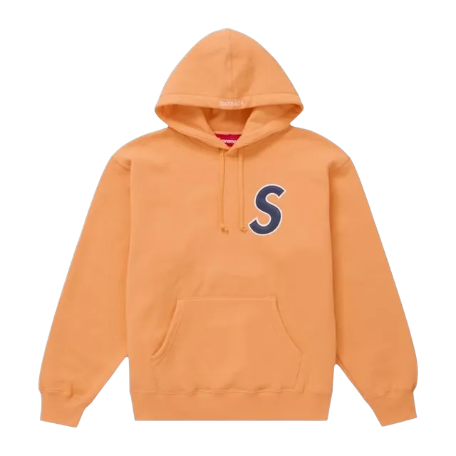 Supreme s Logo Hooded Bright Orange — Authentic Supreme in stock at CLZTURE