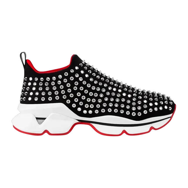 Christian Louboutin Spike Sock Black — Authentic Shoes & Footwear at CLZTURE