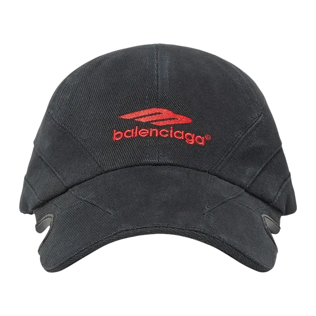 Balenciaga 3B Sports Icon Tracksuit Cap Black — Authentic at CLZTURE