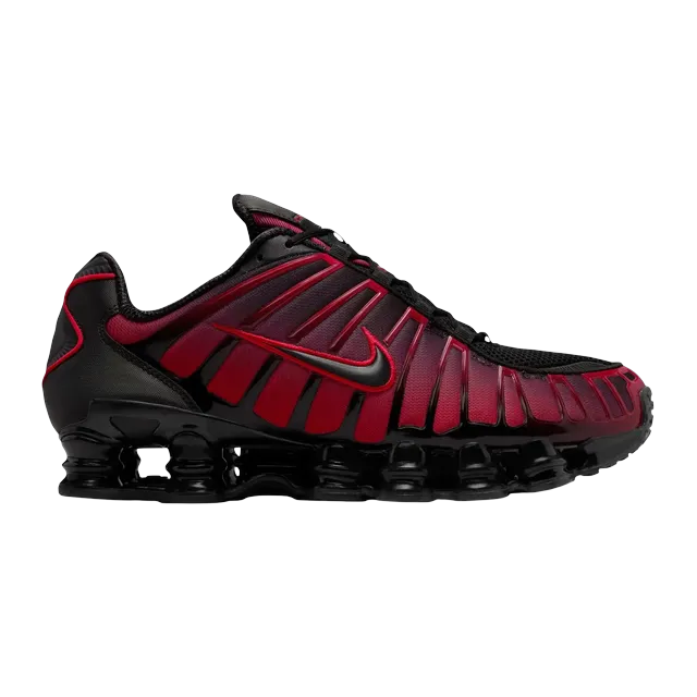 Nike Shox TL Black University Red Gradient — Authentic Shoes & Footwear at CLZTURE