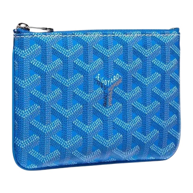 Goyard Pouch Sénat Mini 15Cm Blue — Authentic Clutches & Pouches at CLZTURE