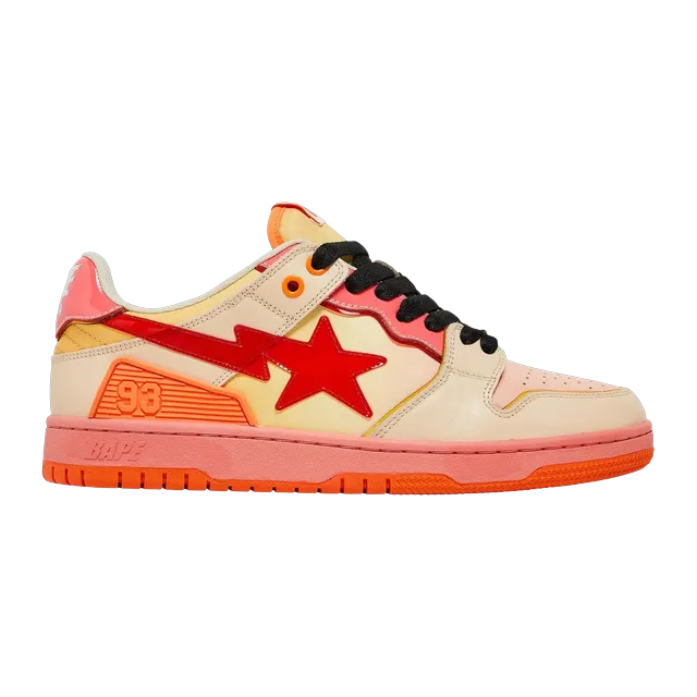 BAPE Sk8 Sta M1 Orange — Authentic Shoes & Footwear at CLZTURE