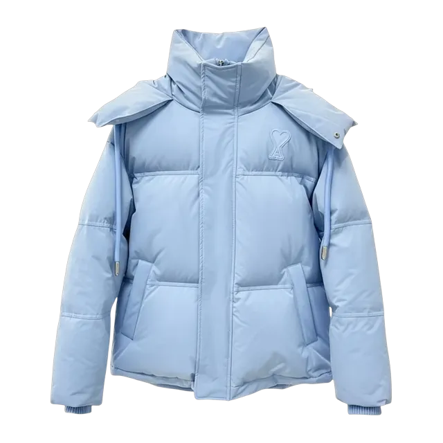 Down Ami De Coeur Light Blue — Authentic Jackets & Outerwear at CLZTURE