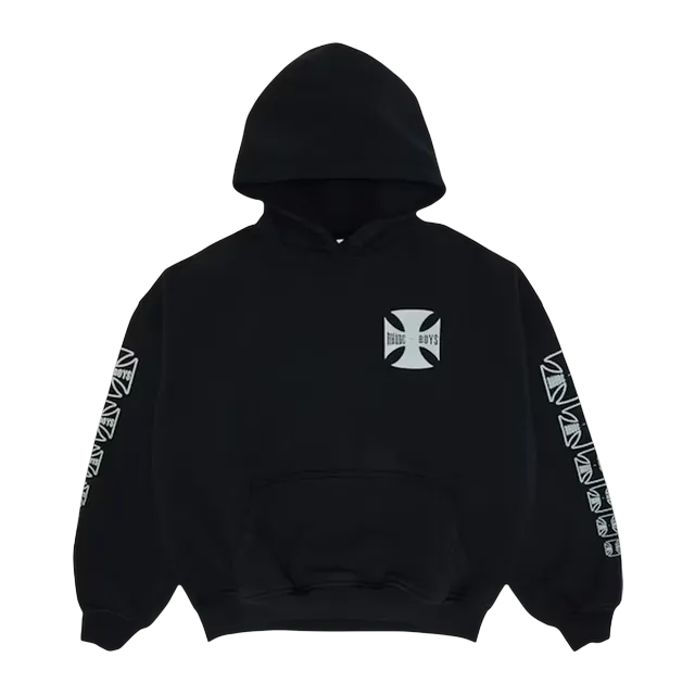 Rhude Boys Hoodie Vintage Black — Authentic Hoodies & Sweats at CLZTURE