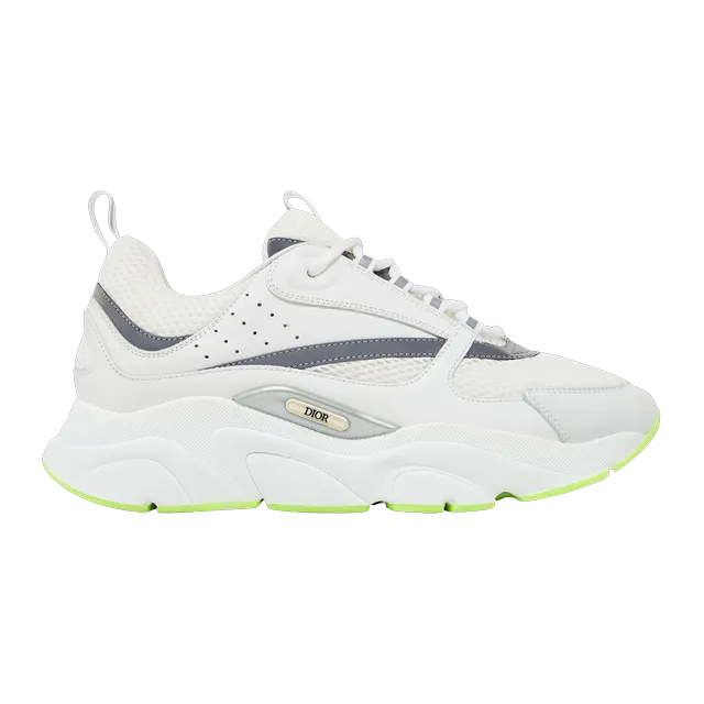 Dior Sneakers B22 White Light Greeen — Authentic Shoes & Footwear at CLZTURE