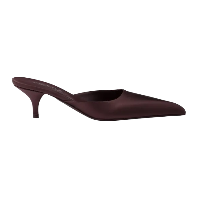 Prada Satin Mules Pink — Authentic Prada in stock at CLZTURE