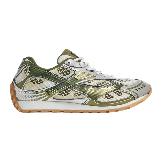 Bottega Veneta Orbit Sneaker Mud White — Authentic Shoes & Footwear at CLZTURE