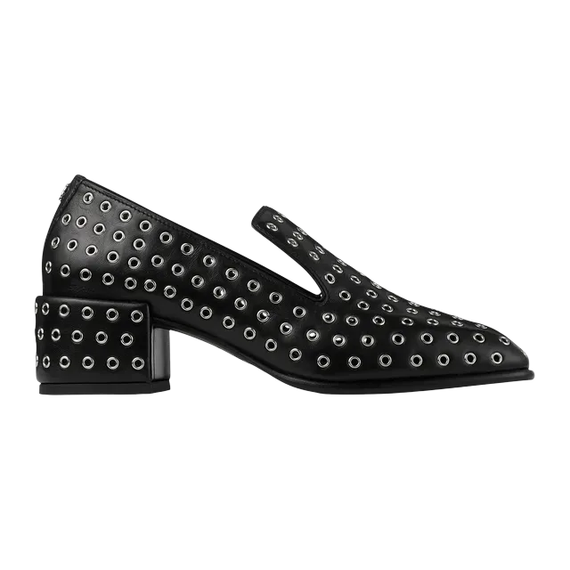 Jimmy Choo Eliot Slipper 45Mm Black — Authentic Jimmy Choo in stock at CLZTURE