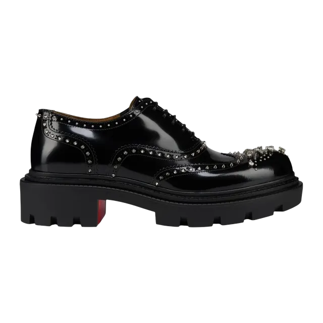 Christian Louboutin College Strass Black — Authentic Christian Louboutin in stock at CLZTURE