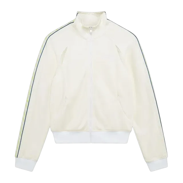 Casablanca Survêtement Blanche à Fermeture Éclair Laurel Neutral — Authentic Jackets & Outerwear at CLZTURE