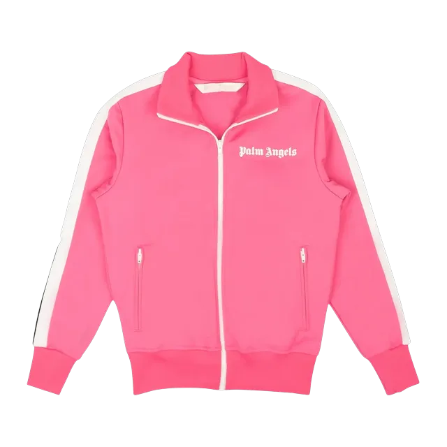 Palm Angels Classic Logo Track Pink — Authentic Jackets & Outerwear at CLZTURE