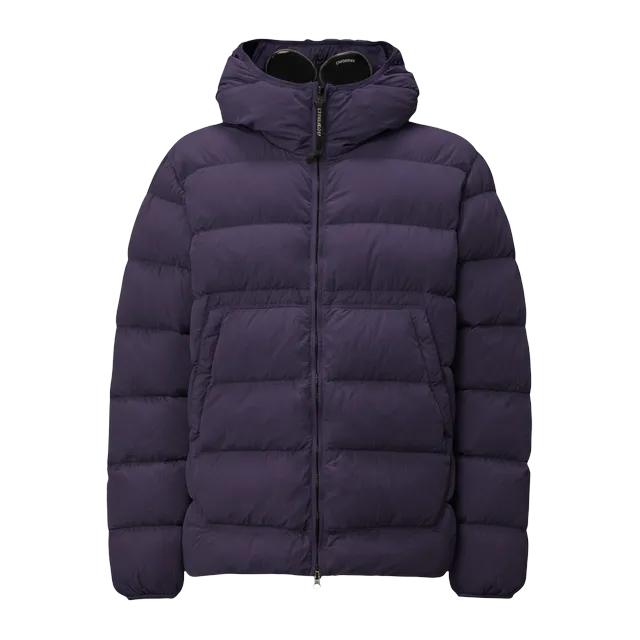 C.P. Company Chrome-R Goggle Down Jacket Purple — Authentic Jackets & Outerwear at CLZTURE