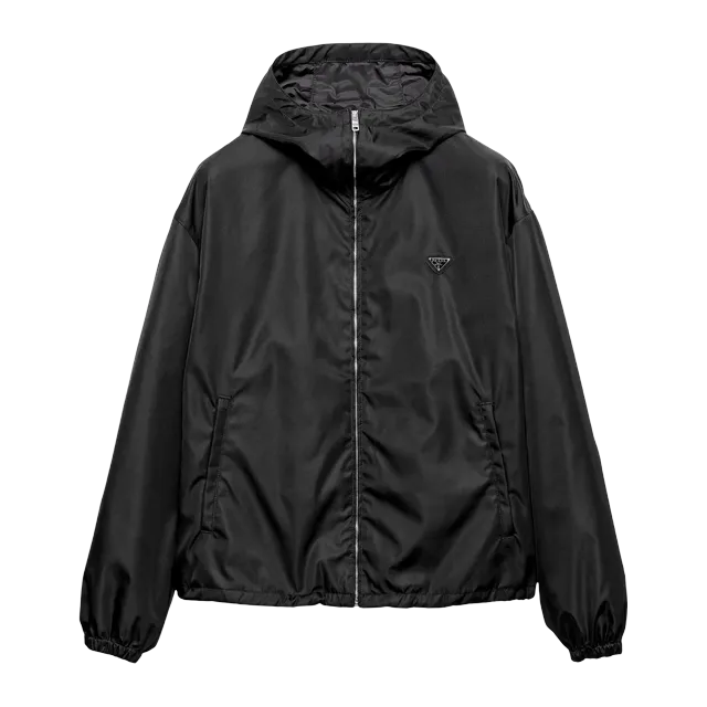 Prada Jacket Re-Nylon Black — Authentic Prada in stock at CLZTURE