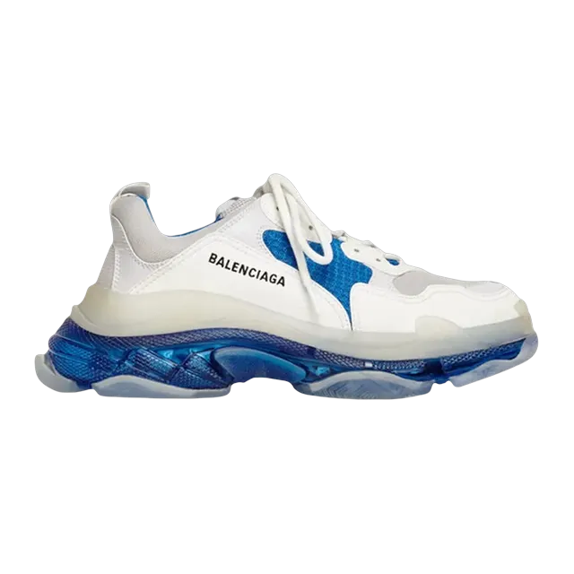 Balenciaga Triple S White Blue — Authentic Shoes & Footwear at CLZTURE
