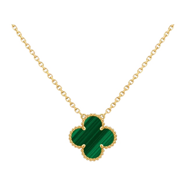 Van Cleef & Arpels Vintage Alhambra Malachite Gold — Authentic Jewelry at CLZTURE
