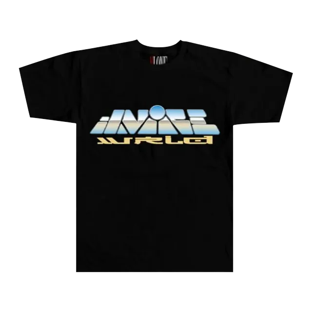 Vlone Juice Wrld x 999 Shorts-Sleeve T-Shirt Black — Authentic at CLZTURE