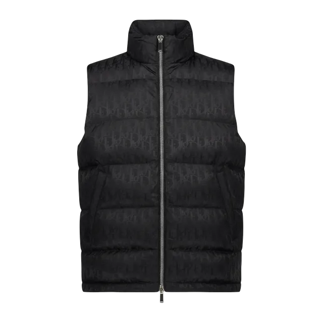 Dior Oblique Puffer Vest Black — Authentic Jackets & Outerwear at CLZTURE