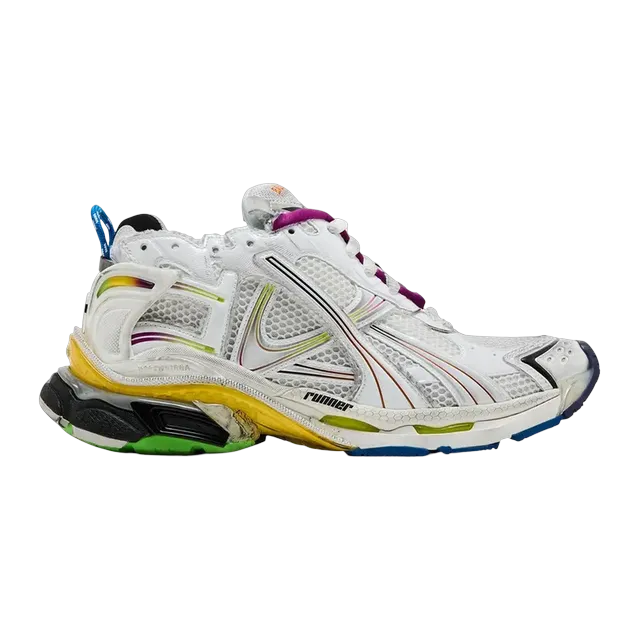 Balenciaga Runner Gradient White Multi Color — Authentic Shoes & Footwear at CLZTURE
