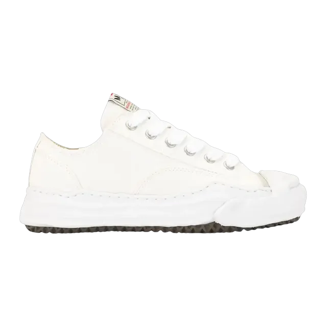 Mihara Yasuhiro Hank Og Sole Canvas Low White — Authentic Shoes & Footwear at CLZTURE