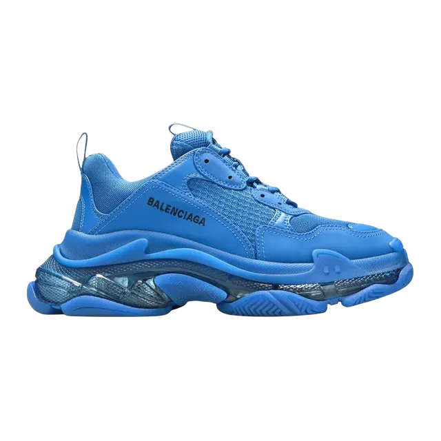 Balenciaga Triple S Clear Sole Deep Blue — Authentic Shoes & Footwear at CLZTURE